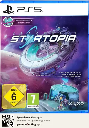 Spacebase Startopia PlayStation 5, Germany box front