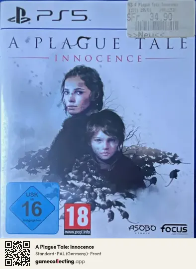 A Plague Tale: Innocence PlayStation 5, Germany box front