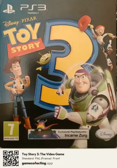 Toy Story 3: The Video Game PlayStation 3, France box front