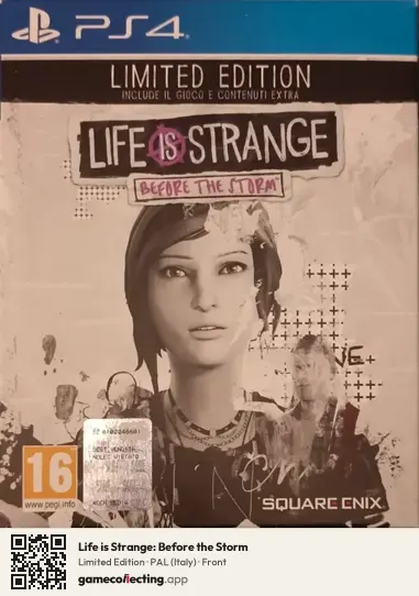 Life is Strange: Before the Storm PlayStation 4, Italy box front