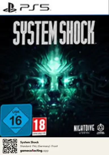 System Shock PlayStation 5, Germany box front