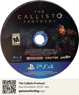 The Callisto Protocol PlayStation 4, NTSC disc