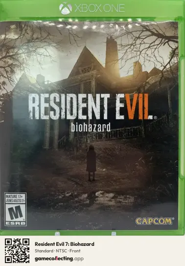 Resident Evil 7: Biohazard Xbox One, NTSC box front