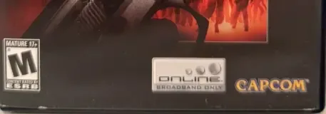 Resident Evil Outbreak, the ESRB box on its front