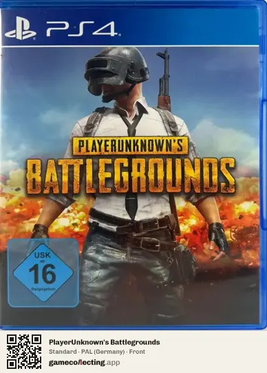 PlayerUnknown's Battlegrounds PlayStation 4, Germany box front