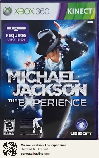 Michael Jackson: The Experience Xbox 360, NTSC box front
