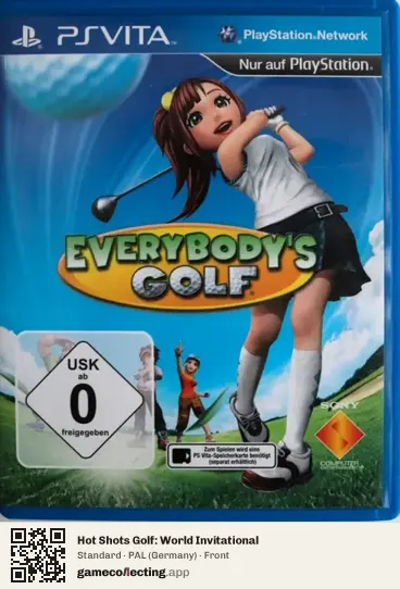 Hot Shots Golf: World Invitational PlayStation Vita, Germany box front
