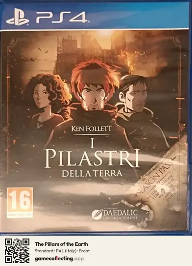 The Pillars of the Earth PlayStation 4, Italy box front