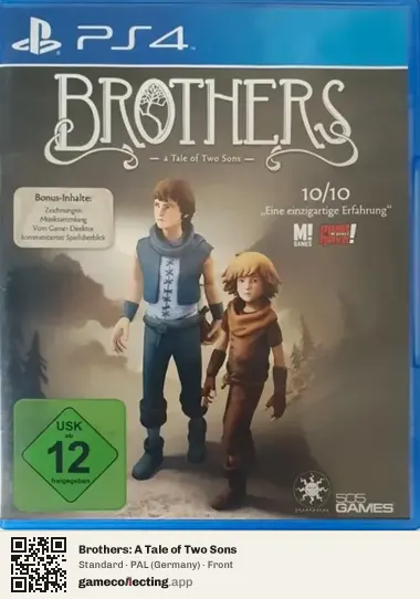 Brothers: A Tale of Two Sons PlayStation 4, Germany box front