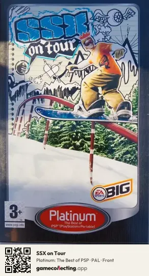 SSX on Tour PlayStation Portable, PAL box front