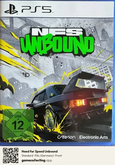 Need for Speed Unbound PlayStation 5, Germany box front