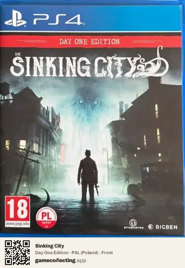 Sinking City PlayStation 4, Poland box front