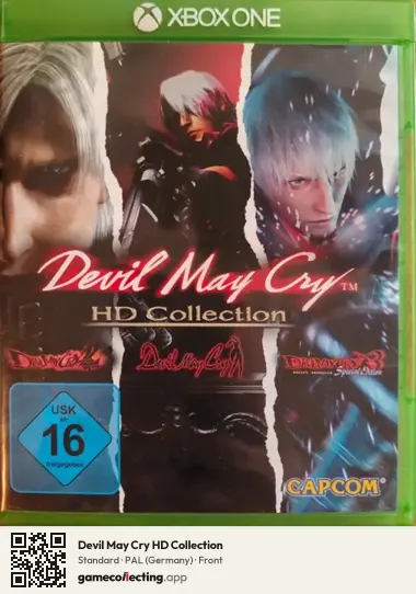 Devil May Cry HD Collection Xbox One, Germany box front