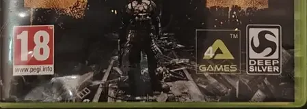 Metro: Last Light, the USK square on its front