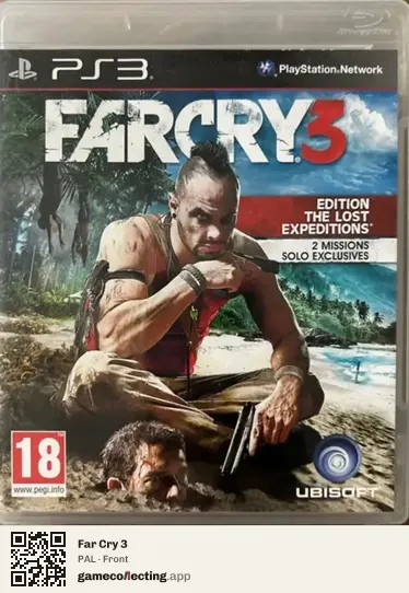 Far Cry 3 PlayStation 3, PAL box front