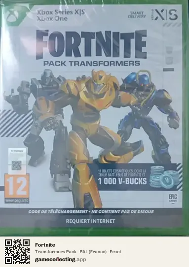Fortnite Xbox Series X, France box front
