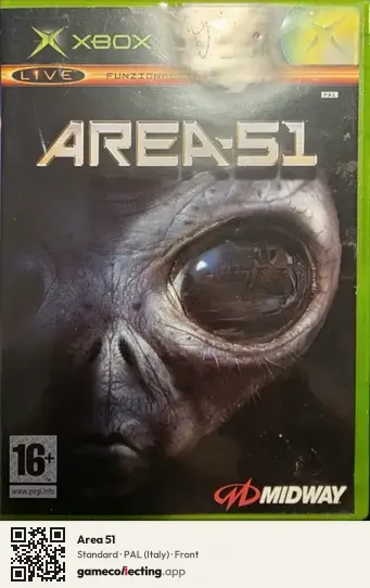 Area 51 Xbox, Italy box front