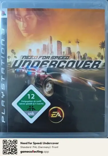 Need for Speed: Undercover PlayStation 3, Germany box front