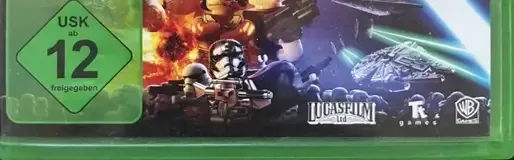LEGO Star Wars: The Force Awakens, the USK square on its front