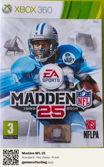 Madden NFL 25 Xbox 360, Italy box front