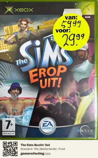 The Sims Bustin' Out Xbox, Netherlands box front