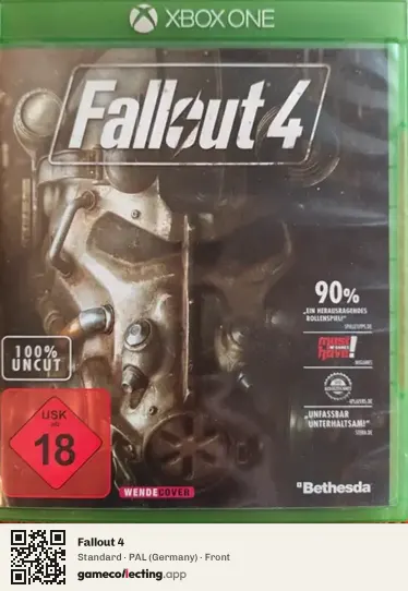 Fallout 4 Xbox One, Germany box front