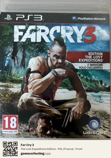 Far Cry 3 PlayStation 3, France box front