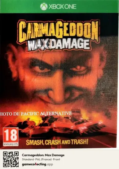 Carmageddon: Max Damage Xbox One, France box front
