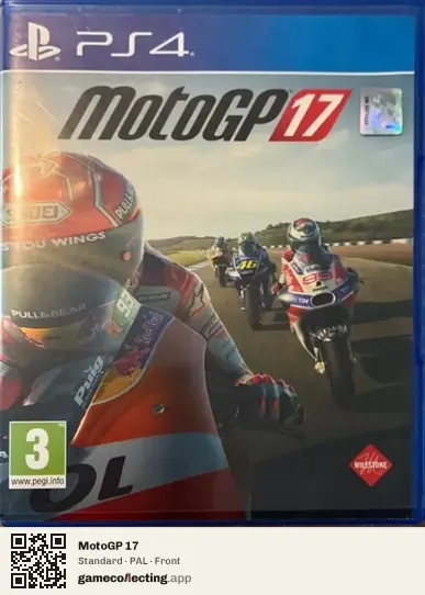 MotoGP 17 PlayStation 4, PAL box front