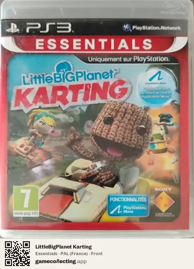 LittleBigPlanet Karting PlayStation 3, France box front
