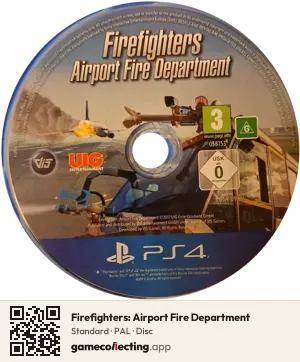 Firefighters: Airport Fire Department PlayStation 4, PAL disc