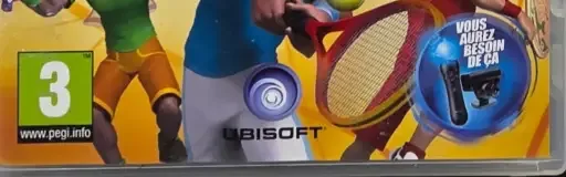 Racquet Sports, the PEGI square on its front