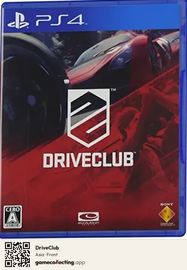 DriveClub PlayStation 4, Asia box front