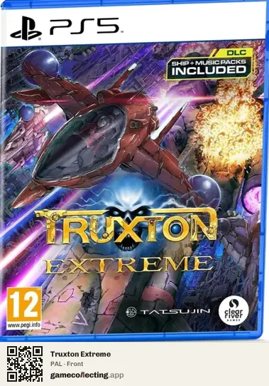 Truxton Extreme PlayStation 5, PAL box front
