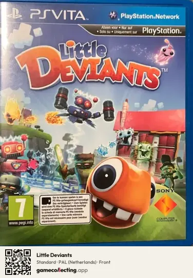 Little Deviants PlayStation Vita, Netherlands box front