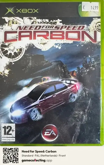Need for Speed: Carbon Xbox, Netherlands box front