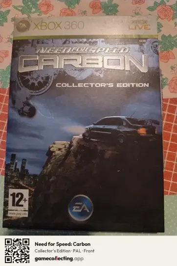 Need for Speed: Carbon Xbox 360, PAL box front