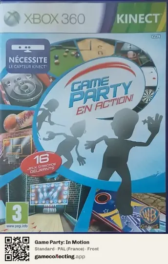 Game Party: In Motion Xbox 360, France box front