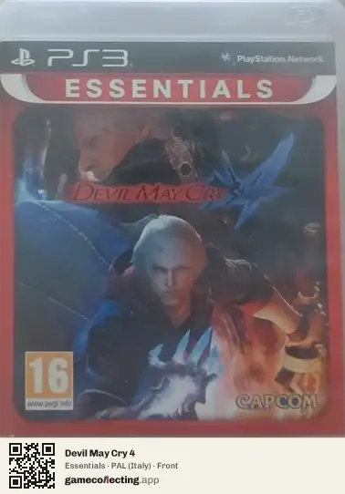 Devil May Cry 4 PlayStation 3, Italy box front