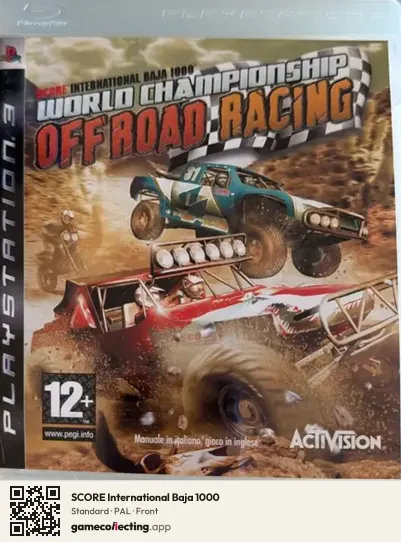 SCORE International Baja 1000 PlayStation 3, PAL box front
