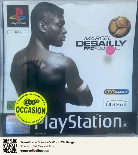 Sven-Goran Eriksson's World Challenge PlayStation, France box front