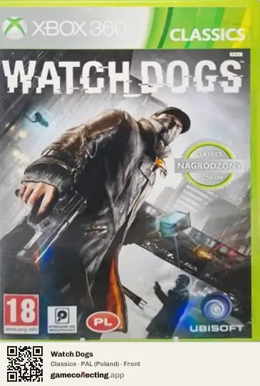 Watch Dogs Xbox 360, Poland box front