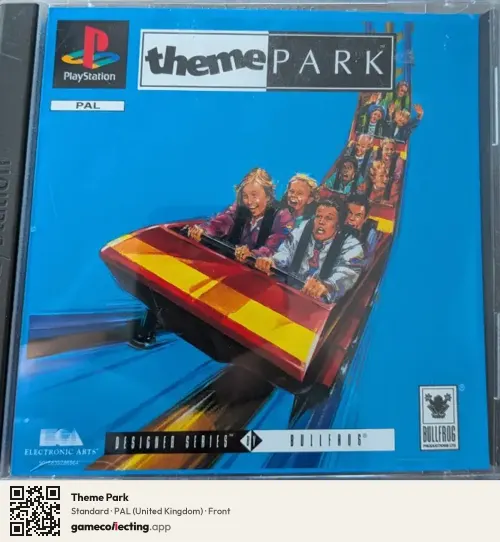 Theme Park PlayStation, United Kingdom box front