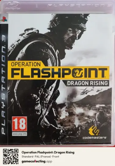 Operation Flashpoint: Dragon Rising PlayStation 3, France box front