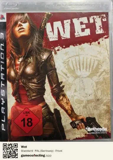 Wet PlayStation 3, Germany box front