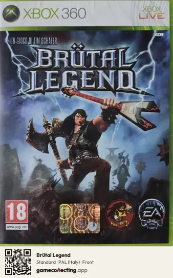 Brütal Legend Xbox 360, Italy box front