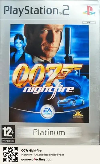 007: Nightfire PlayStation 2, Netherlands box front