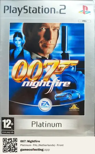 007: Nightfire PlayStation 2, Netherlands box front