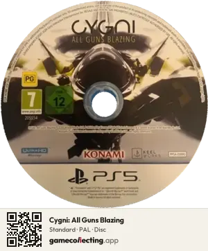 Cygni: All Guns Blazing PlayStation 5, PAL disc