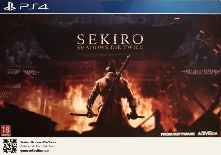Sekiro: Shadows Die Twice PlayStation 4, PAL box front